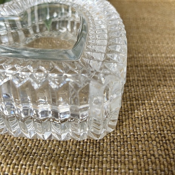 Cristal D'Arques Garanti Genuine Lead Crystal Heart‎ Shaped Trinket Box France - Picture 7 of 11